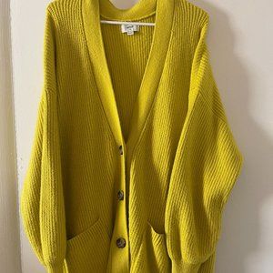 American Eagle Flowy Oversized Cardigan